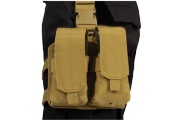Image of Rothco Drop Leg Double Mag Pouch, Coyote Brown, 10791-CoyoteBrown