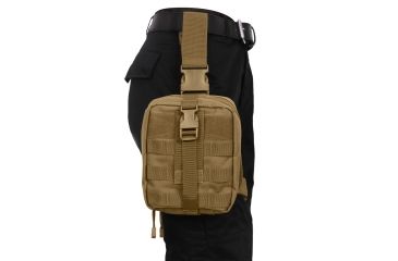 Image of Rothco Drop Leg Medical Pouch, Coyote Brown, 21755-CoyoteBrown