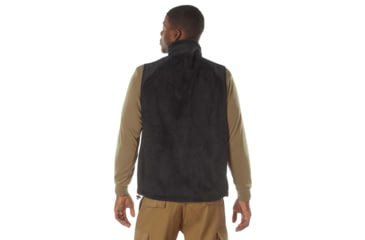 Image of Rothco E.C.W.C.S. Fleece Vest, Black, Small, 613902039797