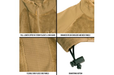 Image of Rothco E.C.W.C.S. Fleece Vest - Men's, Coyote Brown, Medium, 613902039896