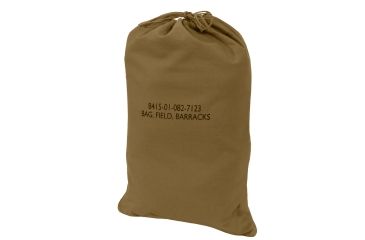 Image of Rothco G.I. Type Canvas Barracks Bag, Coyote Brown, M, 2674-CoyoteBrown-M