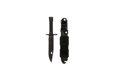 Image of Rothco G.I. Type M-9 Bayonet W/ Sheath, Black, 2135-Black