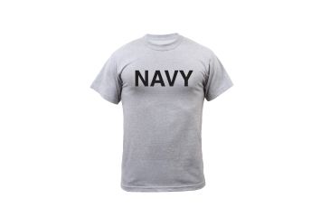 Image of Rothco Grey Physical Training T-Shirt, Small, 60010-Navy-S