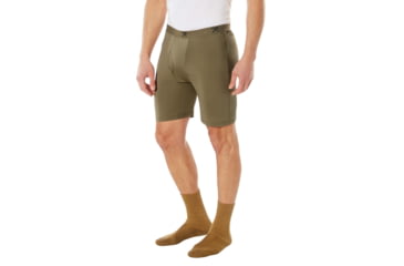 Image of Rothco Long Length Moisture Wicking Performance Boxer Shorts, Coyote Brown, Small, 613902037809