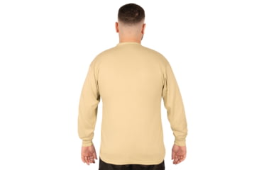 Image of Rothco Long Sleeve Henley T-Shirt - Mens, Desert Sand, 3XL, 21037-DesertSand-3XL
