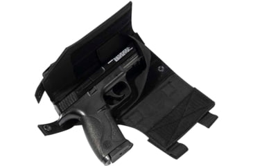 Image of Rothco Low Profile MOLLE Pistol Holster, Black, 10756-Black