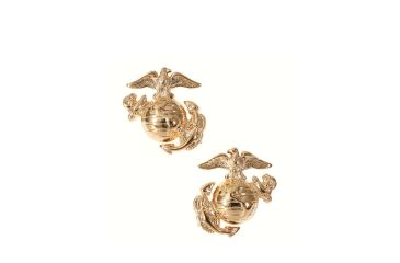 Image of Rothco Marine Corps Globe &amp; Anchor Insignia, Gold, 1548-Gold