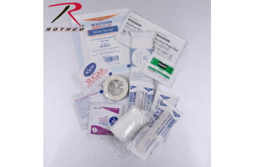 Image of Rothco Military Zipper First Aid Kit, Black, 9328-Black