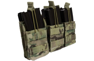 Image of Rothco MOLLE Open Top Six Rifle Mag Pouch, MultiCam, 41002-MultiCam