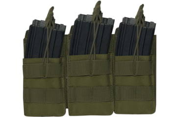 Image of Rothco MOLLE Open Top Six Rifle Mag Pouch, Olive Drab, 41011-OliveDrab