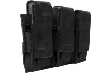 Image of Rothco MOLLE Triple Pistol Mag Pouch, Black, 51102-Black