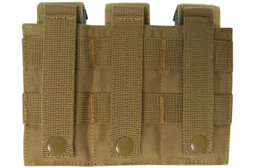 Image of Rothco MOLLE Triple Pistol Mag Pouch, Coyote Brown, 51102-CoyoteBrown
