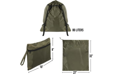 Image of Rothco Packable Laundry Bag Backpack, 29292