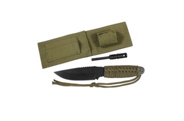 Image of Rothco Paracord Knife With Fire Starter, Olive Drab, S3674-OliveDrab