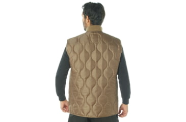 Image of Rothco Quilted Woobie Vest - Mens, Coyote Brown, S, 20460-CoyoteBrown-S