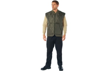 Image of Rothco Quilted Woobie Vest - Mens, Olive Drab, Small, 10431-OliveDrab-S