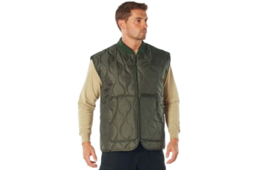 Image of Rothco Quilted Woobie Vest - Mens, Olive Drab, Small, 10431-OliveDrab-S