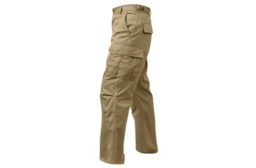 Image of Rothco Tactical BDU Cargo Pants, Black, Medium, Short, 7971-Black-M-Short31-35Waist2612-2912Length