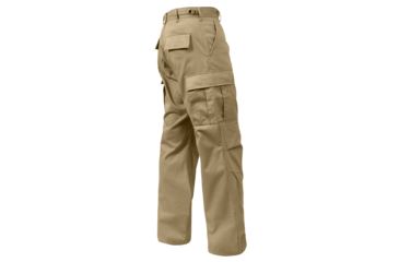 Image of Rothco Tactical BDU Cargo Pants, Black, Medium, Short, 7971-Black-M-Short31-35Waist2612-2912Length