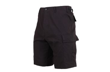 Image of Rothco Rip-Stop BDU Shorts, Black, M, 7047-Black-M