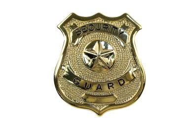 Image of Rothco Security Guard Badge, Gold, 1904-Gold
