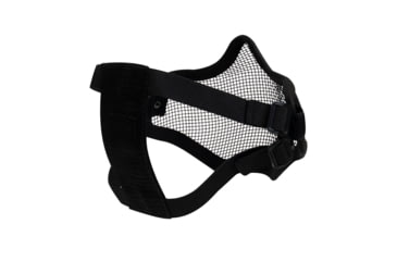 Image of Rothco Steel Half Face Tactical Mask, Black Skull, 14979