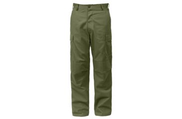 Image of Rothco Tactical BDU Cargo Pants, Black, Medium, Short, 7971-Black-M-Short31-35Waist2612-2912Length