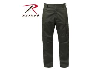 Image of Rothco Tactical BDU Cargo Pants, Black, Medium, Short, 7971-Black-M-Short31-35Waist2612-2912Length