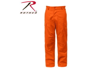Image of Rothco Tactical BDU Pants, Blaze Orange, Extra Small, 79720-BlazeOrange-XS23-27Waist