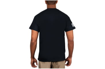 Image of Rothco US Flag / USMC Eagle, Globe, & Anchor T Shirt, Black, Extra Large, 54285-Black-XL