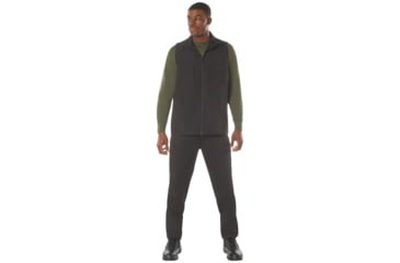 Image of Rothco V2 Concealed Carry Soft Shell Vest, Black, S, 86550-Black-S