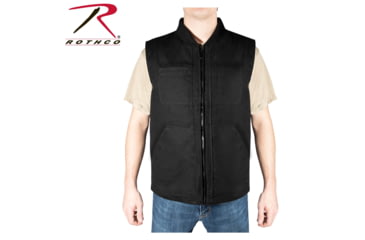 Image of Rothco Concealed Carry Backwoods Canvas Vest, Black, Small, 86900-S