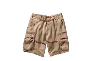 Image of Rothco Vintage Camo Paratrooper Cargo Shorts, Tri-Color Desert Camo, Extra Small, 2150-Tri-ColorDesertCamo-XS
