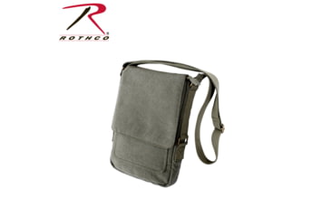 Image of Rothco Vintage Canvas Military Tech Bag, Khaki, 5795-Khaki