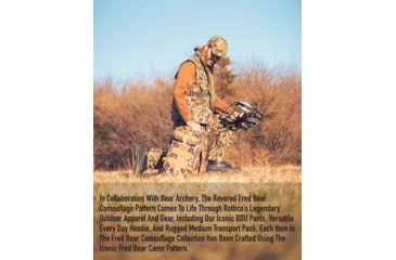 Image of Rothco X Bear Archery Fred Camo Ranger Vest, Camo, Small, 613902036154