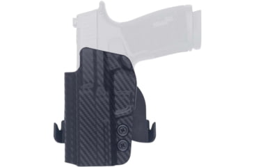 Image of Rounded by Concealment Express OWB Paddle Kydex Holster SIG Sauer P365 X-Macro, Left Hand, Carbon Fiber Black, SSR-P365X-CF-LH-OWDL