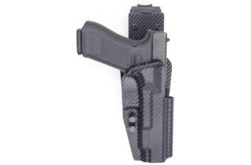 Image of Rounded Competition OWB Holster, CZ Shadow 2, Right Hand, Carbon Fiber, CZU-SHADOW2-CF-RH-COMP