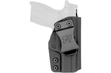 Image of Rounded IWB Kydex Holster for Smith &amp; Wesson Bodyguard 2.0, Right Hand, Black, SWN-BG2-BK-RH-VAR