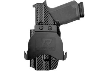 Image of Rounded OWB Kydex Holster for Ruger RXM, Right Hand, Carbon Fiber Black, RGR-RXM-CF-RH-OWBPDL