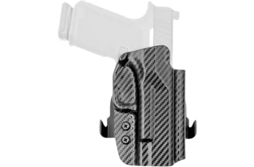 Image of Rounded OWB Kydex Holster for Ruger RXM, Right Hand, Carbon Fiber Black, RGR-RXM-CF-RH-OWBPDL