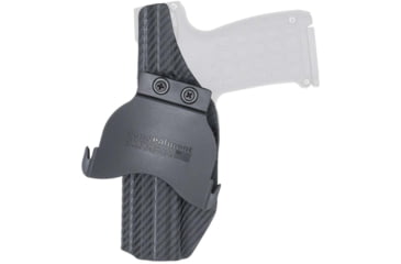 Image of Rounded OWB Paddle Holster, Kel-Tec PMR30, Right Hand, Carbon Fiber, KTC-PMR30-CF-RH-OWBPDL