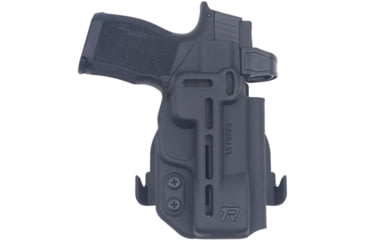 Image of Rounded Sig Sauer Druid IWB/OWB Kydex Holster, Sig Sauer P365/P365 XL, Black, RG-DRUID-SIGP365-BK-AMBI
