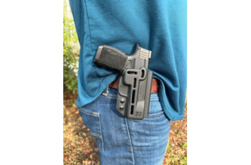 Image of Rounded Sig Sauer Druid IWB/OWB Kydex Holster, Sig Sauer P365/P365 XL, Black, RG-DRUID-SIGP365-BK-AMBI