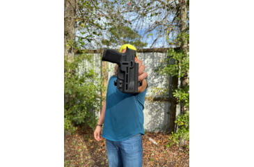 Image of Rounded Sig Sauer Druid IWB/OWB Kydex Holster, Sig Sauer P365/P365 XL, Black, RG-DRUID-SIGP365-BK-AMBI