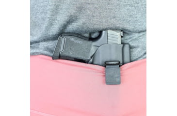 Image of Rounded Tuckable Athletic Wear Holster, Smith &amp; Wesson M&amp;P SHIELD 9mm EZ, AMBI, Black, SWN-MPSHIELq