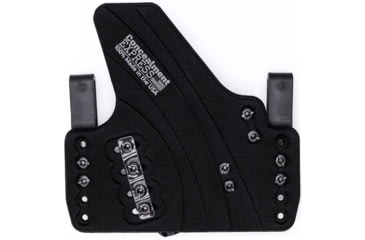 Image of Rounded Tuckable IWB KYDEX/Padded Wide Hybrid Holster, Heckler &amp; Koch VP9 /VP9SK /VP9L, Left Hand, Carbon Fiber, HKH-VP9-CF-LH-WDFOAM