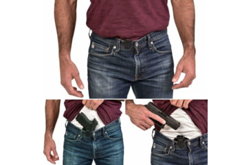 Image of Rounded ULTICLIP3+ Tuckable Holster Clip, Black, CE-ULTICLIP3