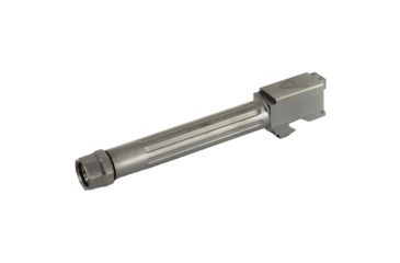 Image of Agency Arms Glock 17 Mid Line Thread/Fluted 9mm Barrel, Nitride Finish, Black Nitride, AGEMLG17TFDLC