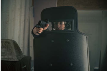 Image of RTS Tactical Active Shooter SWAT Ballistic Shield, Level IIIA, No LED, Black, 18in x 30in, RTS-47203