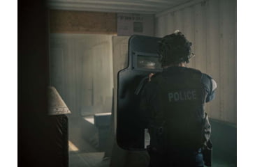 Image of RTS Tactical Active Shooter SWAT Ballistic Shield, Level IIIA, No LED, Black, 18in x 30in, RTS-47203